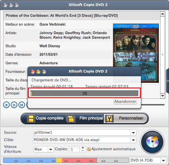 Xilisoft Copie DVD pour Mac