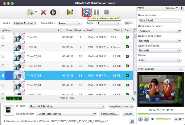 Xilisoft DVD iPad Convertisseur pour Mac