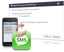 transfert sms iphone