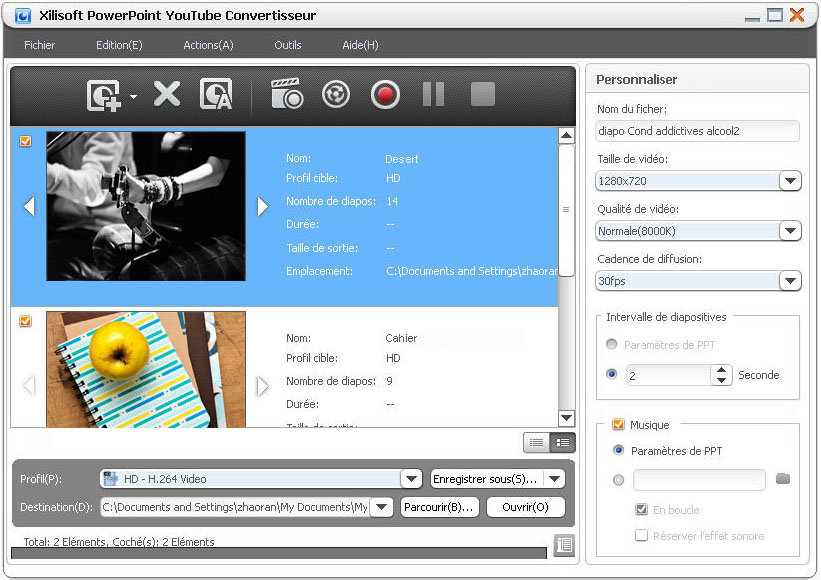 Xilisoft PowerPoint YouTube Convertisseur